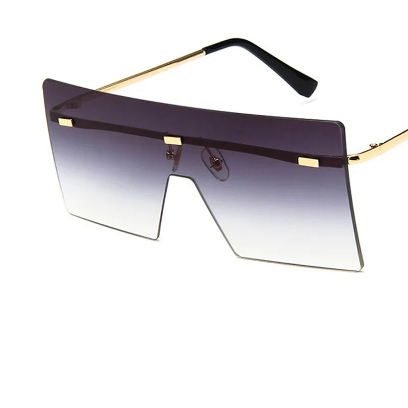 New Fashion square One-piece Sunglasses Men and Women Sunglasses Women's Brand Design Large Frameless Glasses Sun Gafas De Sol 
New Fashion square One-piece Sunglasses Men and Women Sunglasses Women's Brand Design Large Frameless Glasses Sun Gafas De Sol