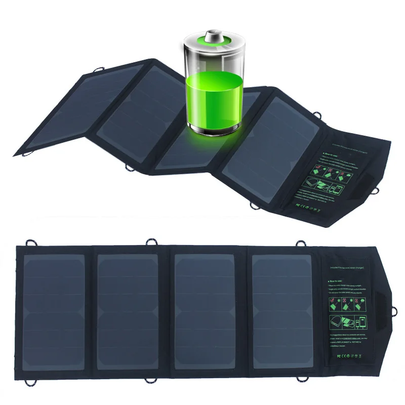 Portable 5V 18W 8000mah Folding Foldable Waterproof Solar Panel Charger Mobile Power Bank for Phone Battery 4 USB Port Outdoor
Portable 5V 18W 8000mah Folding Foldable Waterproof Solar Panel Charger Mobile Power Bank for Phone Battery 4 USB Port Outdoor