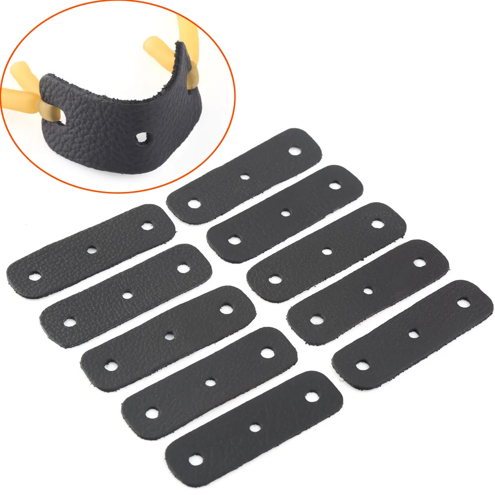 New Set Of 5pcs Black Slingshot Pouches Cow Leather with Center Hole Outdoor Hunting Free Shipping 
New Set Of 5pcs Black Slingshot Pouches Cow Leather with Center Hole Outdoor Hunting Free Shipping