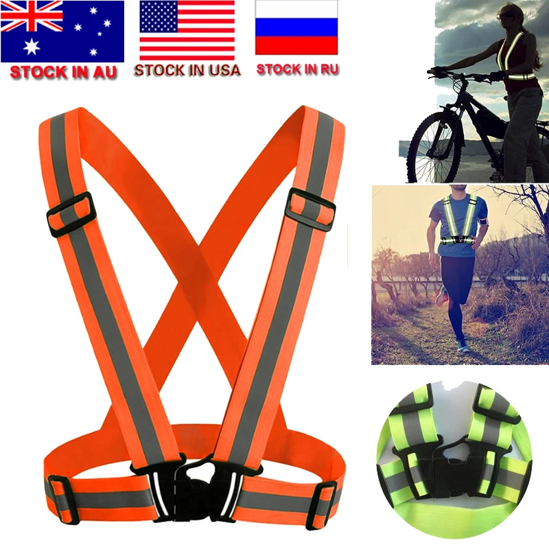 ZK20 Dropshipping Unisex Outdoor Cycling Safety Vest Bike Ribbon Bicycle Light Reflecting Elastic Harness for night Activities
ZK20 Dropshipping Unisex Outdoor Cycling Safety Vest Bike Ribbon Bicycle Light Reflecting Elastic Harness for night Activities