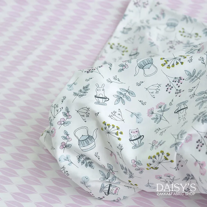 250cm X50cm 40s Rabbit Floral Leaf Twill Cotton Cloth, Diy Bedding Sheets Fitted Pillowcase Fabric Comfortable Cartoon 320g/m
250cm X50cm 40s Rabbit Floral Leaf Twill Cotton Cloth, Diy Bedding Sheets Fitted Pillowcase Fabric Comfortable Cartoon 320g/m
