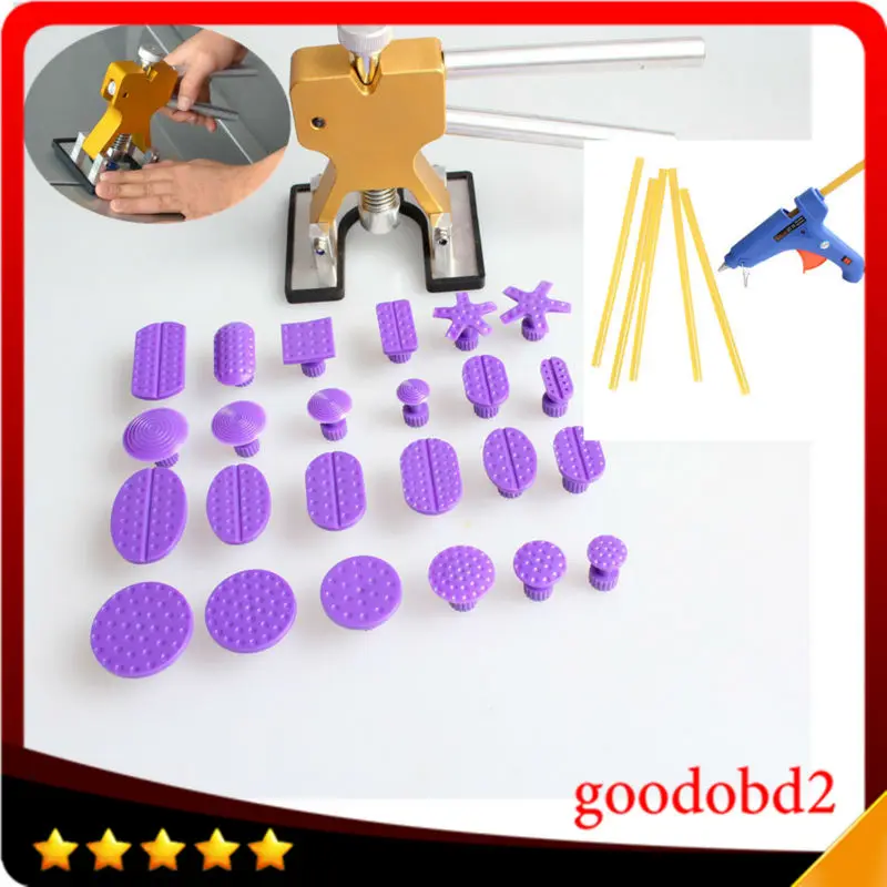 24pc/set PDR hand tools set Professional Car vehicle Dent repair Tools Paintless Dent Removal+with Glue gun 100W +5x glue sticks
24pc/set PDR hand tools set Professional Car vehicle Dent repair Tools Paintless Dent Removal+with Glue gun 100W +5x glue sticks