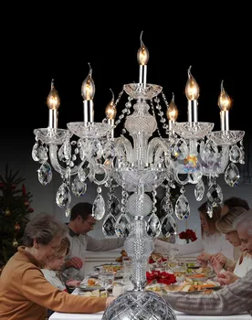 Free shipping high-end european-style crystal candlestick, wedding decoration, household act the role of the preferred
Free shipping high-end european-style crystal candlestick, wedding decoration, household act the role of the preferred