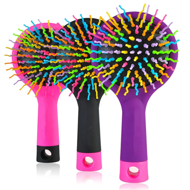 1Pc Rainbow Magic Volume Anti-static Detangler Hair Curl Straight Head Massage Comb Brush Styling Tools With Mirror
1Pc Rainbow Magic Volume Anti-static Detangler Hair Curl Straight Head Massage Comb Brush Styling Tools With Mirror
