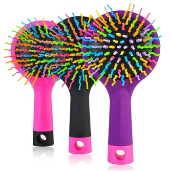 1Pc Rainbow Magic Volume Anti-static Detangler Hair Curl Straight Head Massage Comb Brush Styling Tools With Mirror
1Pc Rainbow Magic Volume Anti-static Detangler Hair Curl Straight Head Massage Comb Brush Styling Tools With Mirror