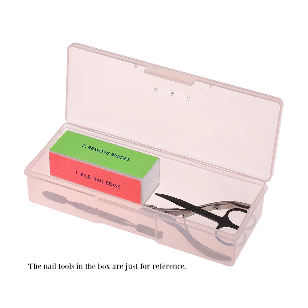 Rectangle Nail Storage Box Transparent Empty Nail Storage Box Manicure Tools Organizer Case Holder for Tweezers Clippers Brush
Rectangle Nail Storage Box Transparent Empty Nail Storage Box Manicure Tools Organizer Case Holder for Tweezers Clippers Brush