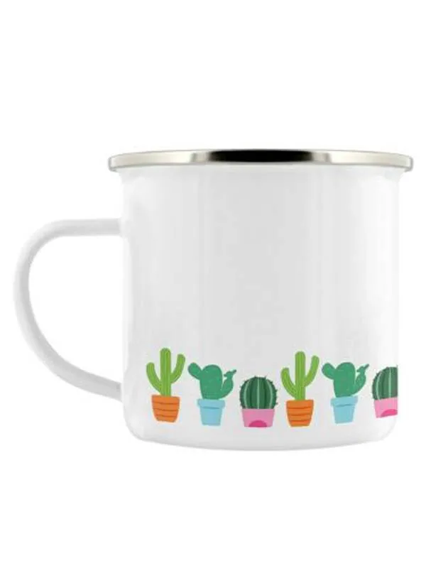 

Stainless Steel Camping Coffee Mug Gift Little Pots Of Prickles Enamel Birthday Christmas Outdoors Metal Enamel Campfire Cup