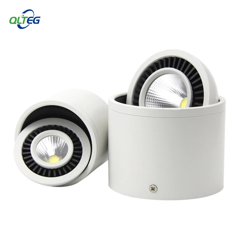 QLTEG Surface Mounted LED Spot Lights 360 Degree Rotation LED Downlights 5W 7W 9W 15W COB Downlights AC85-265V LED Ceiling Lamps
QLTEG Surface Mounted LED Spot Lights 360 Degree Rotation LED Downlights 5W 7W 9W 15W COB Downlights AC85-265V LED Ceiling Lamps