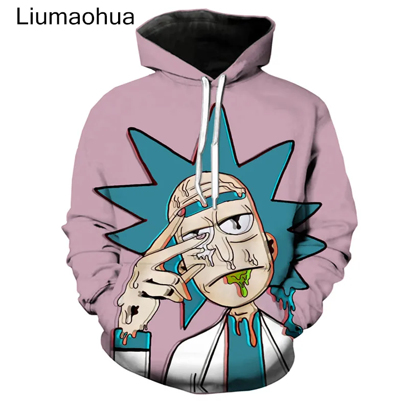 Liumaohua 2018 New Classic cartoon Rick and Morty 3d Hoodies Funny Crazy Scientist Rick Print Men Women Streetwear hoody Sweats
Liumaohua 2018 New Classic cartoon Rick and Morty 3d Hoodies Funny Crazy Scientist Rick Print Men Women Streetwear hoody Sweats