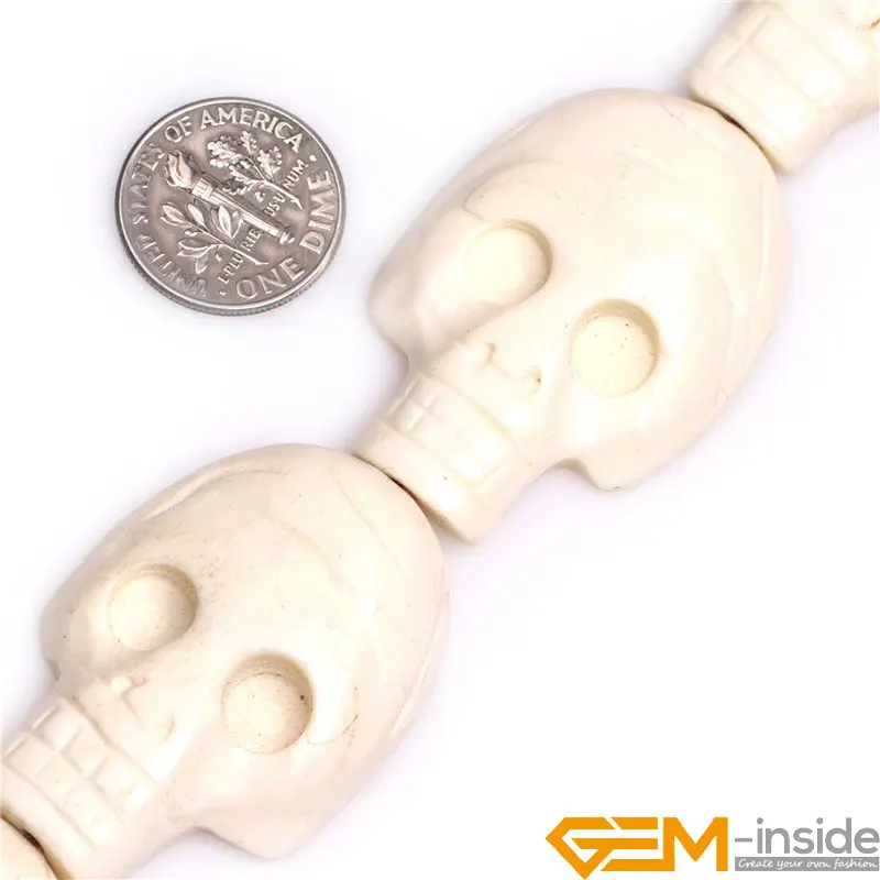 27x40mm Big Hole 1.2mm Flat Skull Carved Bone Beads DIY Loose Beads For Jewelry Making Strand 16" Wholesale
27x40mm Big Hole 1.2mm Flat Skull Carved Bone Beads DIY Loose Beads For Jewelry Making Strand 16" Wholesale