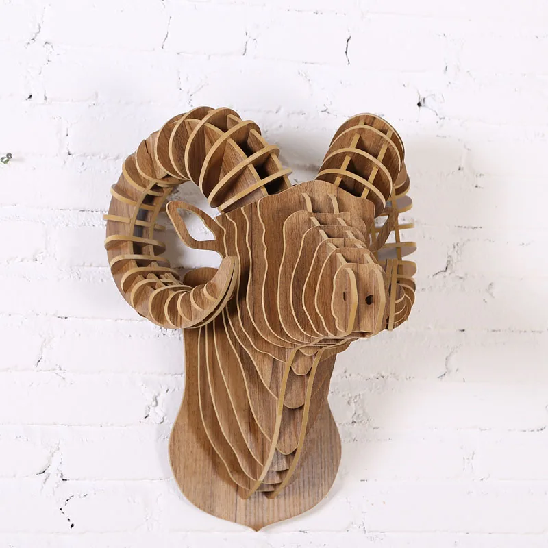 DIY 3D Puzzle RGALI Head North Europe Style Wooden Animal Head Wall Hanging Carving WDM015M
DIY 3D Puzzle RGALI Head North Europe Style Wooden Animal Head Wall Hanging Carving WDM015M
