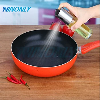 Oil Spray Bottle Pump Olive Oil Sprayer Pot Glass Spraying Bottles Spice Containers BBQ Cooking Baking Tools Kitchen Accessories
Oil Spray Bottle Pump Olive Oil Sprayer Pot Glass Spraying Bottles Spice Containers BBQ Cooking Baking Tools Kitchen Accessories
