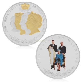 2018 Meaningful Four Generations Of The British Royal Family Commemorative Coin Zinc Alloy Commemorative Coin
2018 Meaningful Four Generations Of The British Royal Family Commemorative Coin Zinc Alloy Commemorative Coin