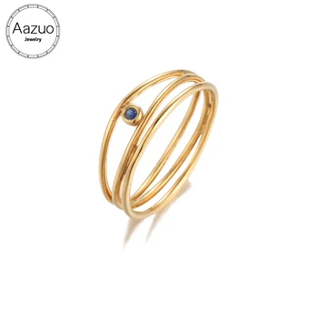 Aazuo Natrual Blue Sapphire 100% 18K Yellow Gold(Au750) Irregular Line Ring for Woman Charm Jewelry Fashion Love Gift For Woman
Aazuo Natrual Blue Sapphire 100% 18K Yellow Gold(Au750) Irregular Line Ring for Woman Charm Jewelry Fashion Love Gift For Woman