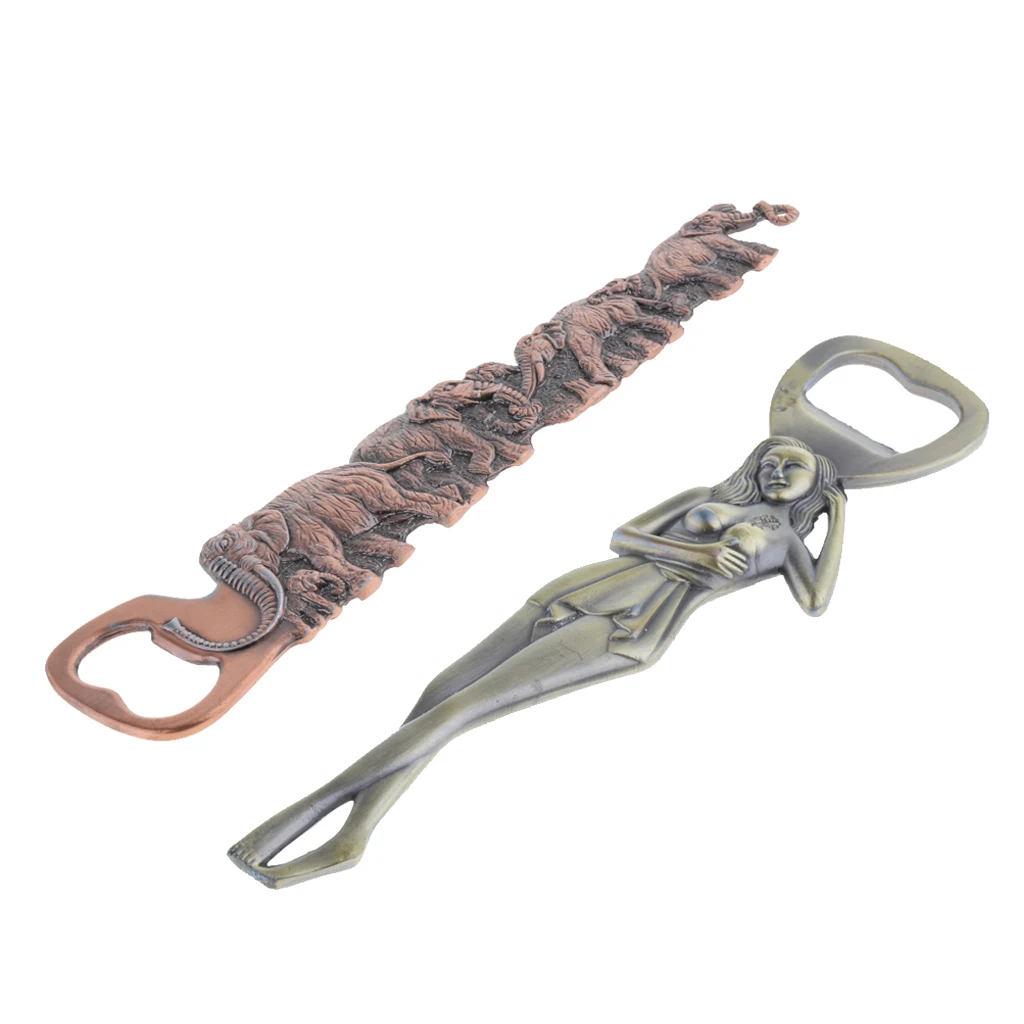 2PCS Antique Bottle Opener Creative Beer Wine Bottle Open Tool Heavy-Duty