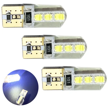 T10 Power LED!!! 50X Car Auto LED T10 SMD LED 1820 6SMD W5W 194 168 Silica Gel Bright LED Car Side Wedge Tail Light Lamp Bulb 
T10 Power LED!!! 50X Car Auto LED T10 SMD LED 1820 6SMD W5W 194 168 Silica Gel Bright LED Car Side Wedge Tail Light Lamp Bulb