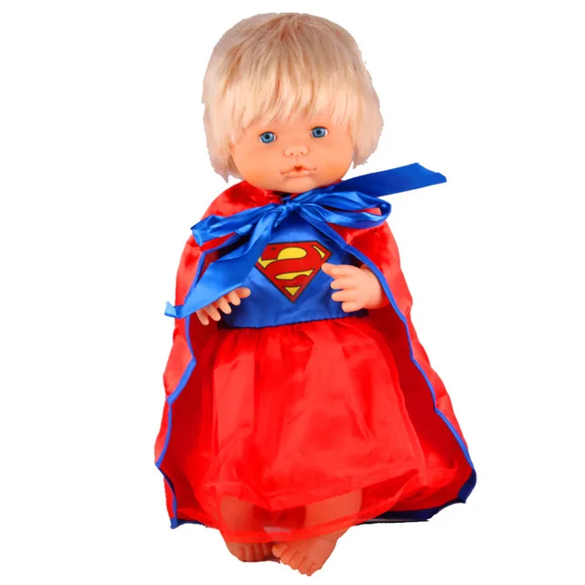 New clothes For Dolls Fit 41 cm Nenuco Doll Nenuco y su Hermanita Ropa Nenuco Superman Dress With Cloak For 16inch Nenuco
New clothes For Dolls Fit 41 cm Nenuco Doll Nenuco y su Hermanita Ropa Nenuco Superman Dress With Cloak For 16inch Nenuco