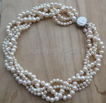 Wholesale Pearl Jewelry , 18 Inches 5-8MM White Color Genuine Freshwater Pearl Necklace Shell Clasp Wedding Bridesmaids Gift
Wholesale Pearl Jewelry , 18 Inches 5-8MM White Color Genuine Freshwater Pearl Necklace Shell Clasp Wedding Bridesmaids Gift