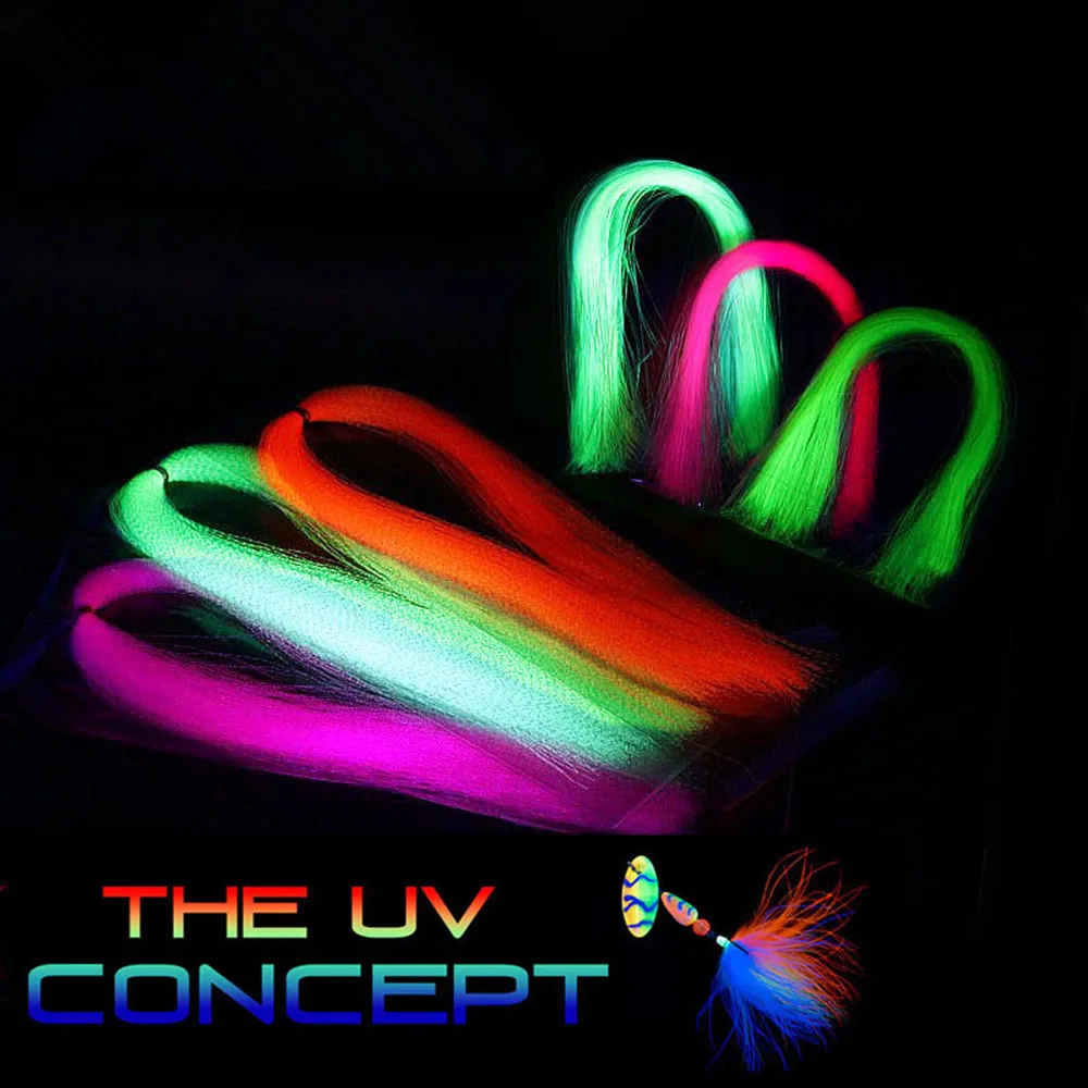 New 12packs UV hue tinsel ultraviolet Fluorescent twist &flat type tinsel assorted Trouts Bass streamer flies fly tying material
New 12packs UV hue tinsel ultraviolet Fluorescent twist &flat type tinsel assorted Trouts Bass streamer flies fly tying material