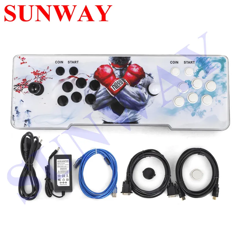 Arcade Video Game Console 1388 Retro Games 1299 in 1 Box 5s Plus Arcade Machine Double Arcade Joystick with VGA and HDMI Output
Arcade Video Game Console 1388 Retro Games 1299 in 1 Box 5s Plus Arcade Machine Double Arcade Joystick with VGA and HDMI Output
