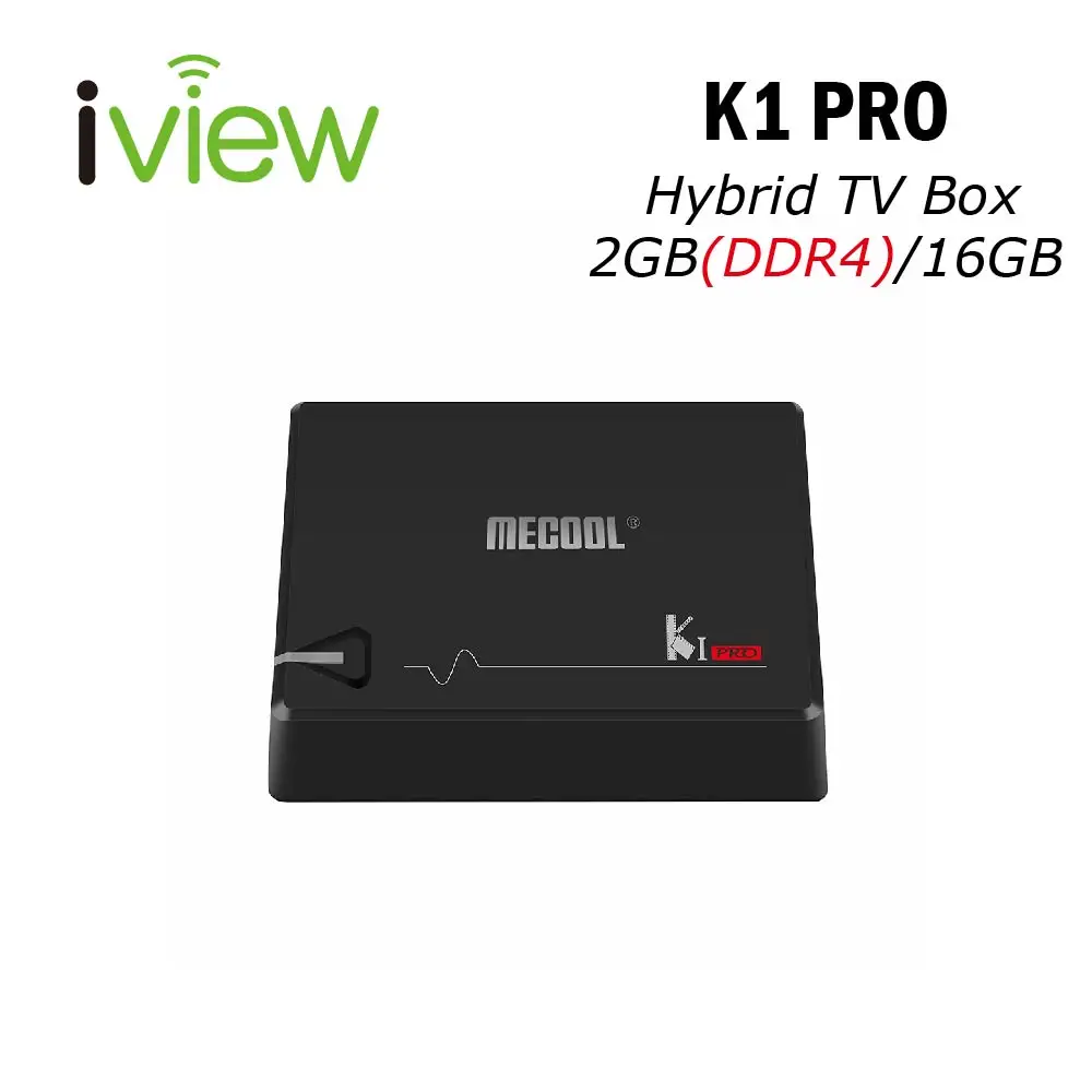Смарт ТВ-бокс K1 PRO 4K Adnroid DVB-S2 DVB-T2 четырехъядерный процессор Amlogic S905D Поддержка Skype
