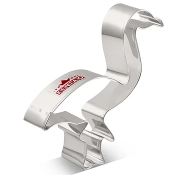 KENIAO Tropical Flamingo Cookie Cutter for Summer - 9.5 x 11.6 cm - Fondant/Biscuit/Bread Cutter for Kids - Stainless Steel
KENIAO Tropical Flamingo Cookie Cutter for Summer - 9.5 x 11.6 cm - Fondant/Biscuit/Bread Cutter for Kids - Stainless Steel
