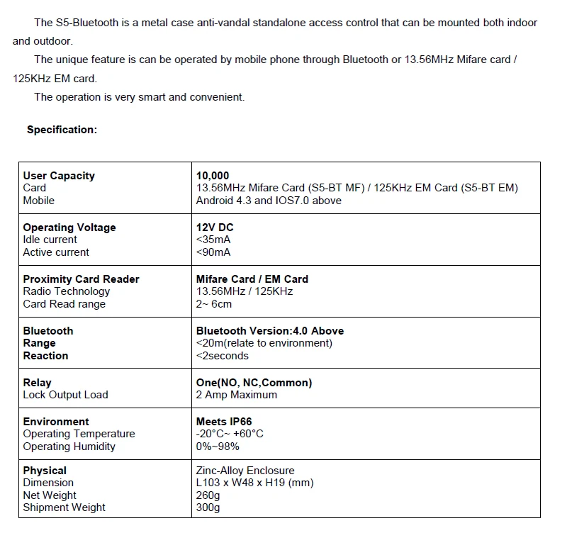 Specification