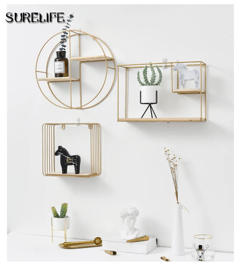 Wooden Iron Wall Shelf Wall Mounted Storage Rack Organization for Bedroom Kitchen Home Decor Kid Room DIY Wall Decoration Holder
Wooden Iron Wall Shelf Wall Mounted Storage Rack Organization for Bedroom Kitchen Home Decor Kid Room DIY Wall Decoration Holder