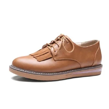 New Tassel Oxfords Women Shoes PU Leather Lace Up Vogue Platform Shoes Ladies Daily Leisure Flat Shoes Big Size 26-62
New Tassel Oxfords Women Shoes PU Leather Lace Up Vogue Platform Shoes Ladies Daily Leisure Flat Shoes Big Size 26-62