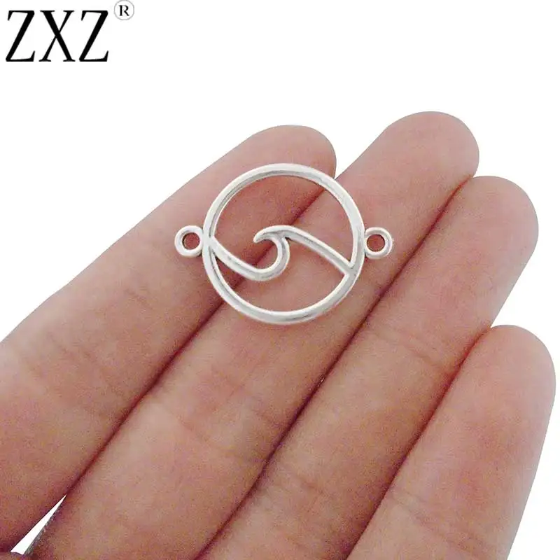 10 x Openwork Ocean Wave Connector Charms for Bracelet Jewelry Making Findings 26x20mm
10 x Openwork Ocean Wave Connector Charms for Bracelet Jewelry Making Findings 26x20mm