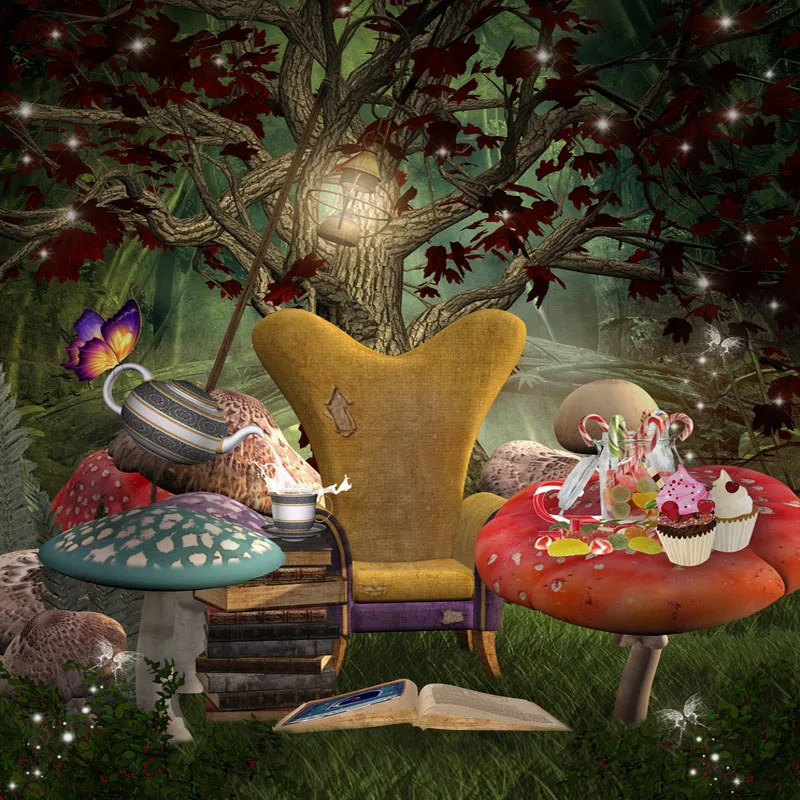 Wonderland photography backdrops magic forest photo background for photo studio accessories photography background F-3114
Wonderland photography backdrops magic forest photo background for photo studio accessories photography background F-3114
