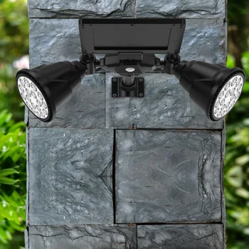 Hallomall Upgraded Dual Head Spotlights Waterproof 360-Degree Rotatable Solar Lights for Yard Garden Garage Patio Porch
Hallomall Upgraded Dual Head Spotlights Waterproof 360-Degree Rotatable Solar Lights for Yard Garden Garage Patio Porch