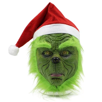 How the Christmas Greek Stole Christmas Latex Party Mask Christmas Greek Cosplay Adult Full Mask Cap Hat Xmas Party Decoration
How the Christmas Greek Stole Christmas Latex Party Mask Christmas Greek Cosplay Adult Full Mask Cap Hat Xmas Party Decoration