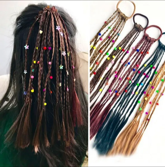 Kids Handmade Wig Elastic Hair Band Dimensional Dolls Flowers Rubber Band Hair Accessories Headdress Headwear Girls Headband
Kids Handmade Wig Elastic Hair Band Dimensional Dolls Flowers Rubber Band Hair Accessories Headdress Headwear Girls Headband