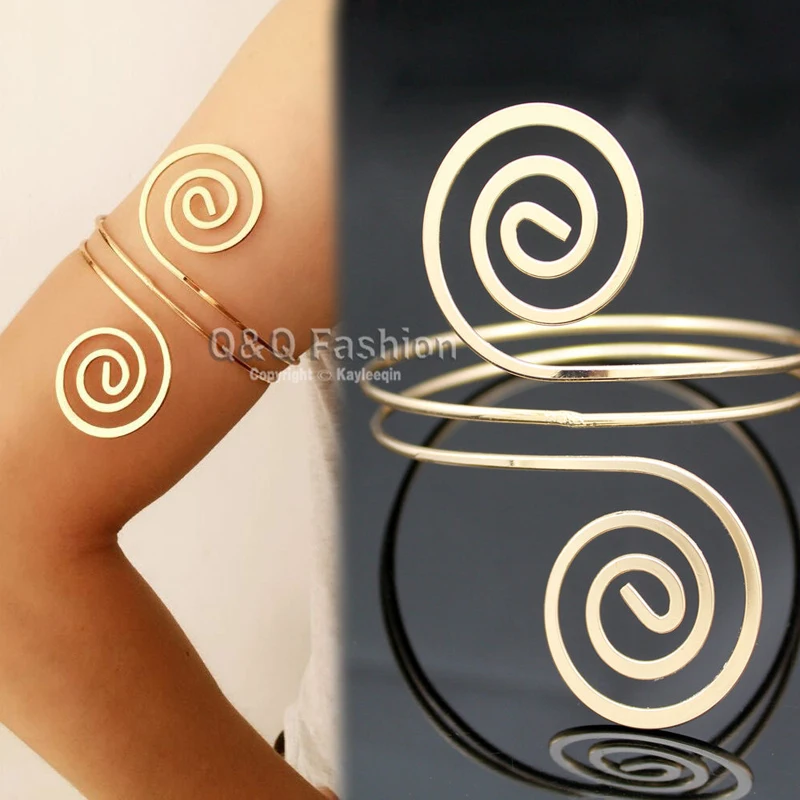 Victorian Filigree Swirl Gypsy Boho Armband Upper Arm Cuff Armlet Belly Dance Jewelry Bangle Bracelets For Women Pulseras Viking
Victorian Filigree Swirl Gypsy Boho Armband Upper Arm Cuff Armlet Belly Dance Jewelry Bangle Bracelets For Women Pulseras Viking