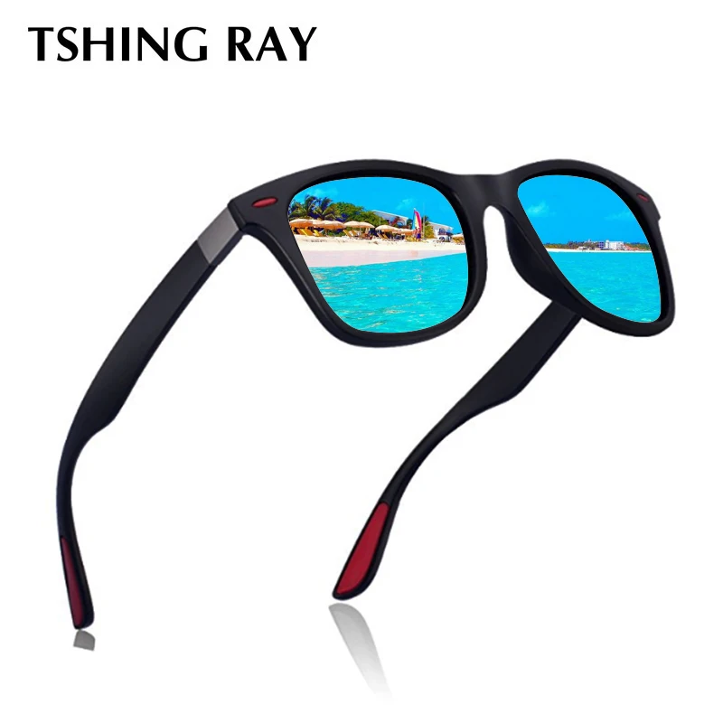 

Fashion Men Polarized Sunglasses Women Driving Mirrors Coating Square Sun Glasses Points Rivet Glasses Male Shades Rays