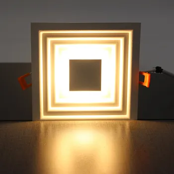 ZEROUNO Room Ceiling Lights Square Ultra Thin LED Down lights Iron AC110V 220V 6W 12W Down Light Ceiling Spot Lamp Bedroom Luz
ZEROUNO Room Ceiling Lights Square Ultra Thin LED Down lights Iron AC110V 220V 6W 12W Down Light Ceiling Spot Lamp Bedroom Luz