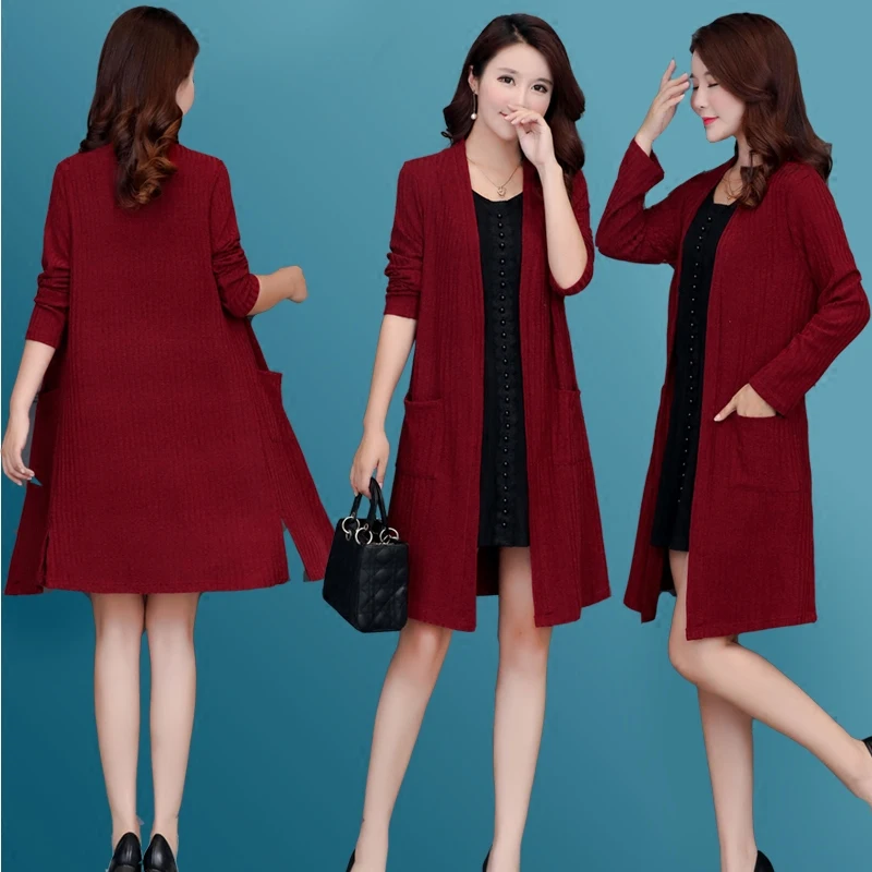 Loose large size jacket female spring and autumn shawl fat MM long section sweater thin cardigan Korean long sleeve
Loose large size jacket female spring and autumn shawl fat MM long section sweater thin cardigan Korean long sleeve