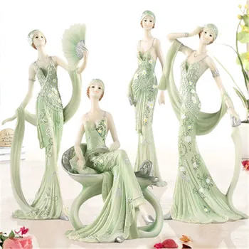 Senhora Dress Beauty Girl Figures Statue Creative Craftwork Living Room Decoration Wedding Gift G1298
Senhora Dress Beauty Girl Figures Statue Creative Craftwork Living Room Decoration Wedding Gift G1298