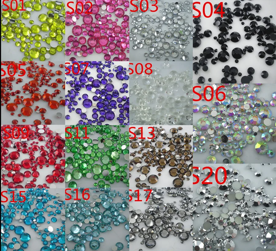 Diy 500pcs mixed color size 14 facets round crystal resin rhinestone 2,3,4,5,6mm flatback clothing phone decor nail art diamond
Diy 500pcs mixed color size 14 facets round crystal resin rhinestone 2,3,4,5,6mm flatback clothing phone decor nail art diamond