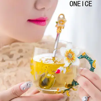 Apricot flower Enamel Glass Mug Milk Tumbler Office Coffee Tumbler Breakfast Mugs
Apricot flower Enamel Glass Mug Milk Tumbler Office Coffee Tumbler Breakfast Mugs