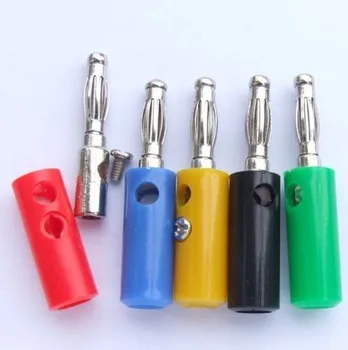250 PCS 5 color Silver Plated 4mm male Audio Speaker banana plug JACK Connector FOR banana Power outlet Test
250 PCS 5 color Silver Plated 4mm male Audio Speaker banana plug JACK Connector FOR banana Power outlet Test