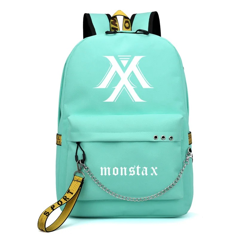 MONSTA X I.M Shownu Printing Backpack Korean Fashion Women Pink Backpack Canvas School Bags for Teenage Girls Laptop Backpack
MONSTA X I.M Shownu Printing Backpack Korean Fashion Women Pink Backpack Canvas School Bags for Teenage Girls Laptop Backpack