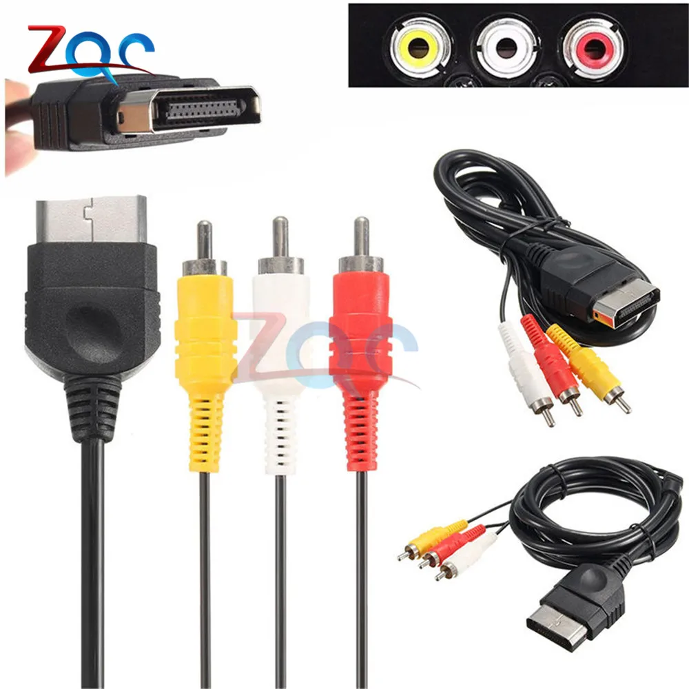 For XBOX CLASSIC 1 6ft/1.8m AV Audio Video Composite Cable Cord Adapter Converter Connector Component Lead RCA Cable
For XBOX CLASSIC 1 6ft/1.8m AV Audio Video Composite Cable Cord Adapter Converter Connector Component Lead RCA Cable