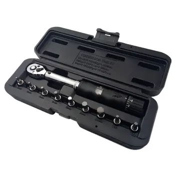 1/4 inch DR 2-14Nm bike torque wrench set Bicycle repair tools kit ratchet machanical torque spanner manual torque wrench
1/4 inch DR 2-14Nm bike torque wrench set Bicycle repair tools kit ratchet machanical torque spanner manual torque wrench