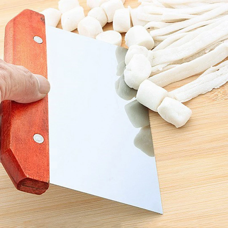 Durable Pizza Dough Scraper Cutter Stainless Steel Fondant Cake Baking Pastry Spatulas Cutters Tough Kitchen Tool Accessories
Durable Pizza Dough Scraper Cutter Stainless Steel Fondant Cake Baking Pastry Spatulas Cutters Tough Kitchen Tool Accessories