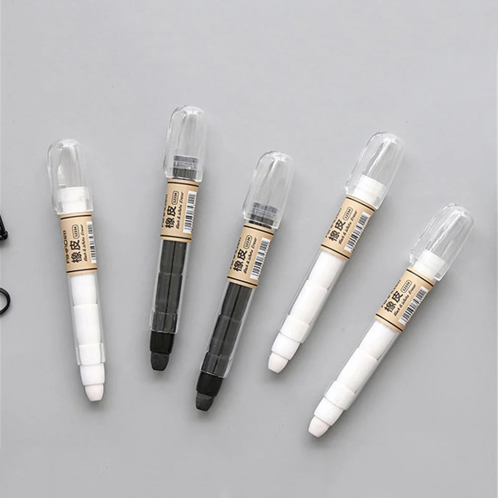 1 pc Simple Black White Pencil Eraser Novelty 3 Head Rubber Eraser School Office Correction Supplies Korean Cute Stationery
1 pc Simple Black White Pencil Eraser Novelty 3 Head Rubber Eraser School Office Correction Supplies Korean Cute Stationery