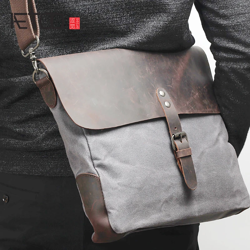 AETOO Single shoulder bag male canvas horizontal literary casual oblique cross bag men's retro waterproof flip bag
AETOO Single shoulder bag male canvas horizontal literary casual oblique cross bag men's retro waterproof flip bag