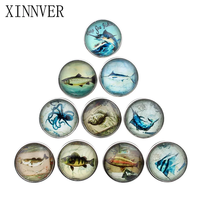 10pcs/lot 18mm glass print fish snap button jewelry luxurious copper bottom fit xinnver snap buttons necklace ZB319
10pcs/lot 18mm glass print fish snap button jewelry luxurious copper bottom fit xinnver snap buttons necklace ZB319
