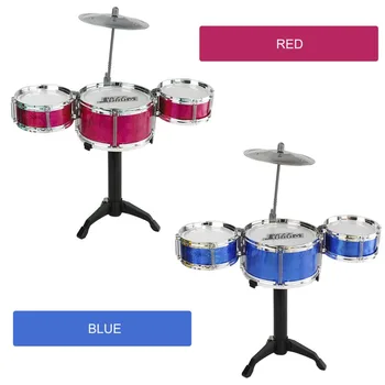 3-Piece Kids Drum Set Children Junior Drums Kit Simulation Jazz Drums Percussion Musical Instrument Wisdom Development Toys
3-Piece Kids Drum Set Children Junior Drums Kit Simulation Jazz Drums Percussion Musical Instrument Wisdom Development Toys